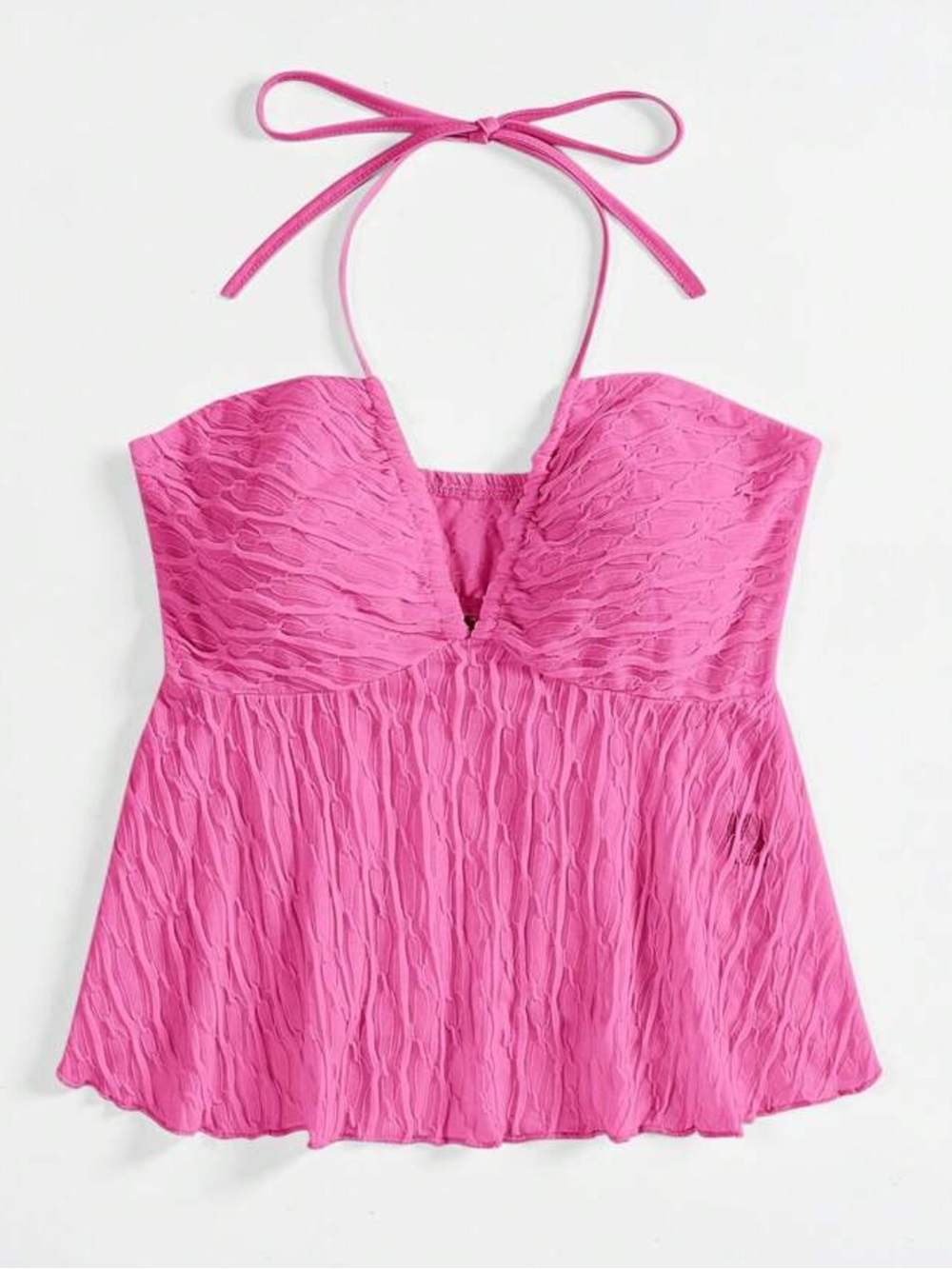 SHEIN pink halter top